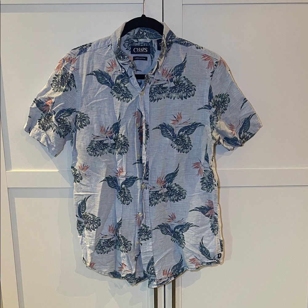 Chaps Tropical Print Men's Shirt
